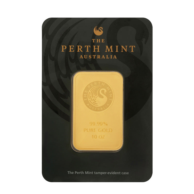 10 oz Perth Mint Gold Bar (Black Assay)