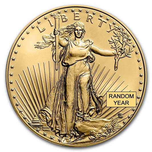 1 oz American Gold Eagle Coin Bu  (Random Year)