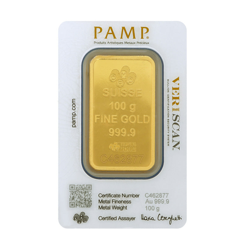 100G Pamp Lady Fortuna Gold Bar