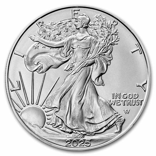 1 oz American Silver Eagle Coin Bu (Random Year)