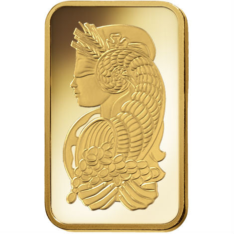 1 Gram PAMP Suisse Fortuna Veriscan Gold Bar (New w/ Assay)