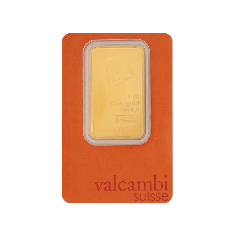 1 oz Valcambi Suisse Gold Bar