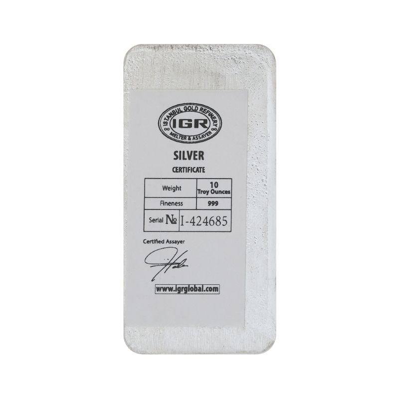 10 oz Igr Silver Bar