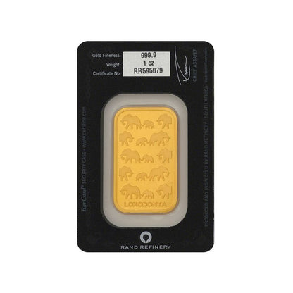1 oz Gold Bar - Rand (Black Assay)